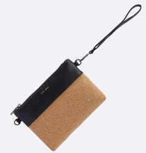 Load image into Gallery viewer, Nicole Pouch Small – Black/Cork