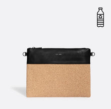 Load image into Gallery viewer, Nicole Pouch Large – Black / Cork