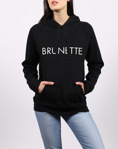 The "BRUNETTE" Classic Hoodie | Black