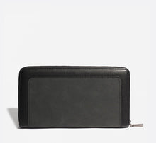 Load image into Gallery viewer, Emma Zip Around Wallet - Black / Nubuck
