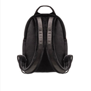 Mini Backpack - Vixen Black (velour finish)