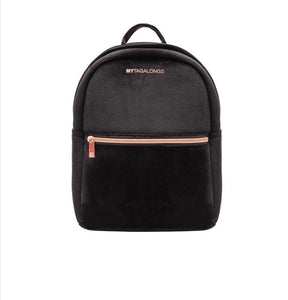 Mini Backpack - Vixen Black (velour finish)